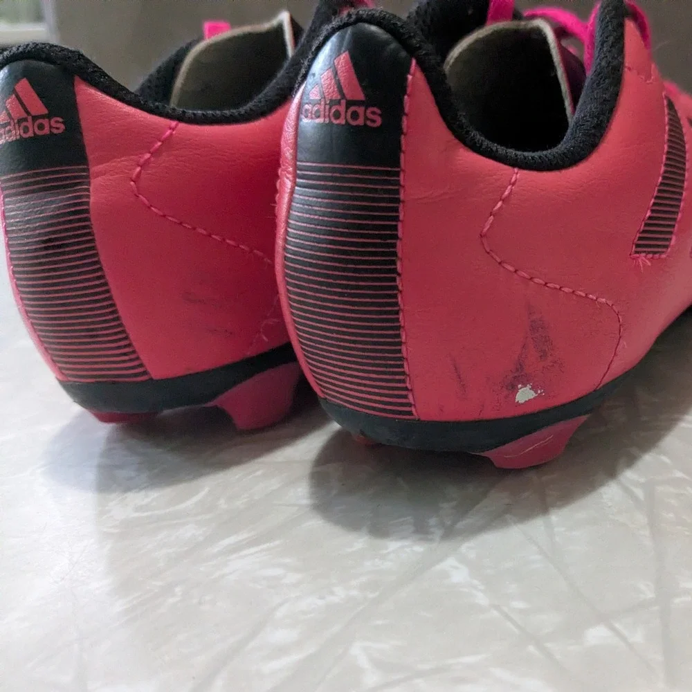 Adidas Copa Pure .4 FxG Kids Soccer Cleats Pink Black GW4659 Size 3Y